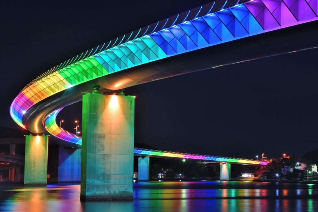 天草でショッピング＆ハイヤ大橋のイルミネーション